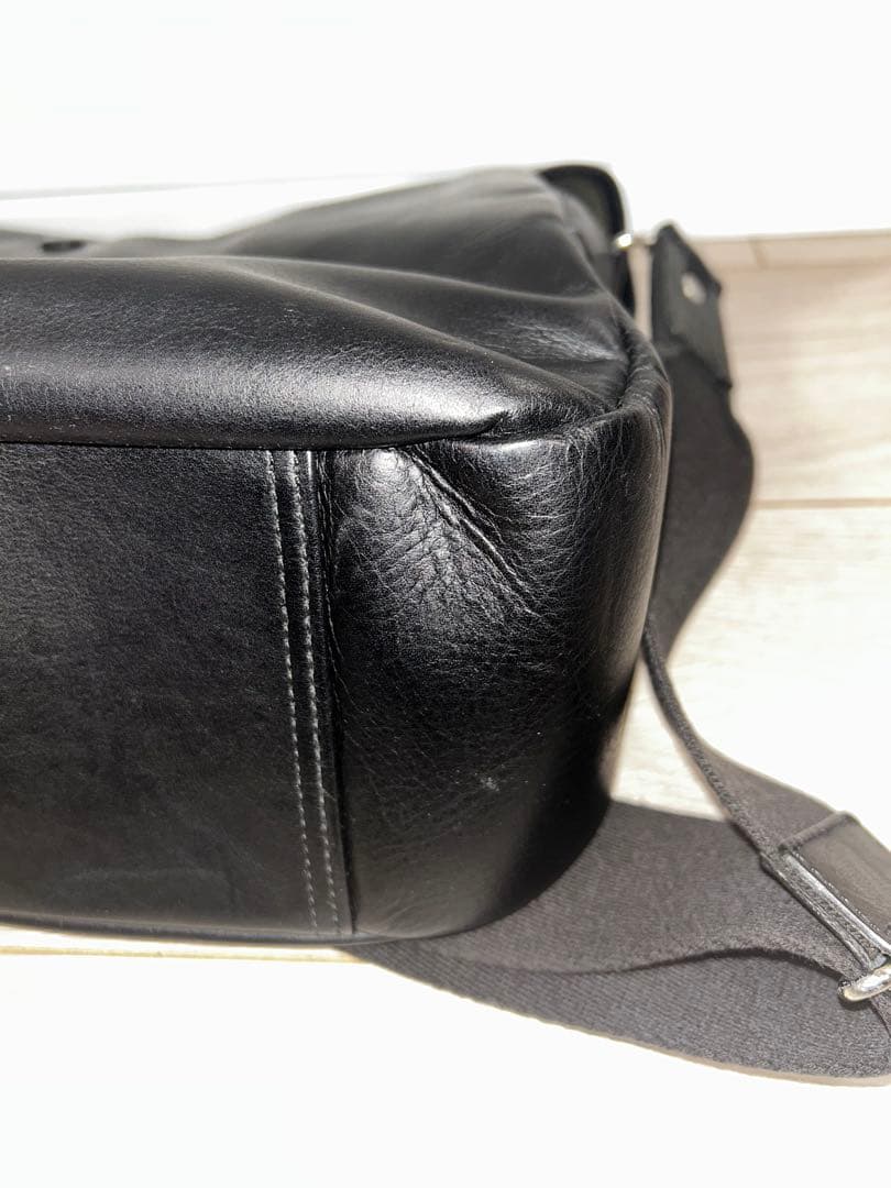 PORTER CLASP ショルダーバッグ L ブラック