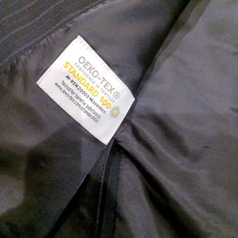 美品✨REGALリーガル ネイビー ストライプ ビジネススーツ フォーマルBE5