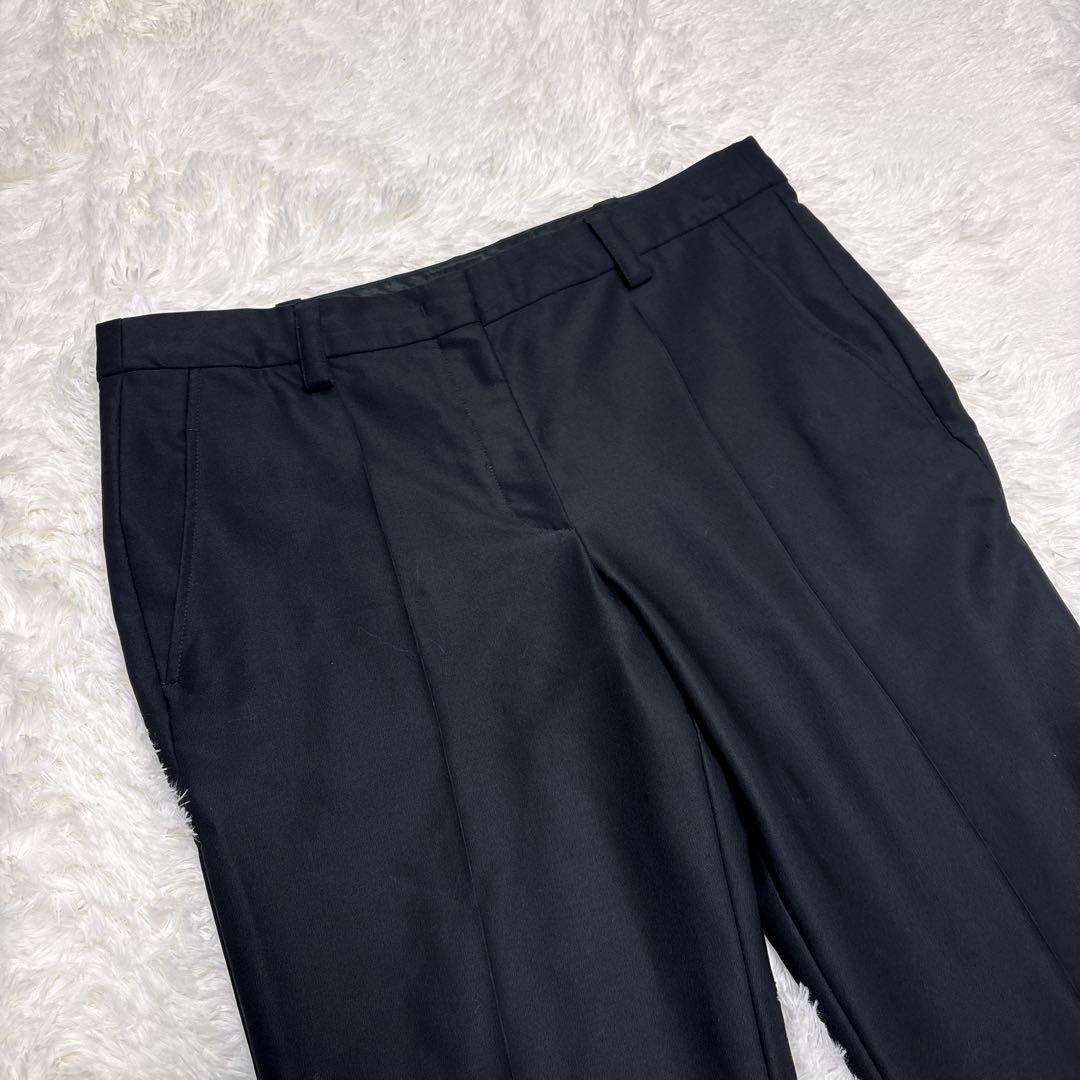 美品 GIORGIO ARMANI ウールセンタープレススラックス 大きいサイズ