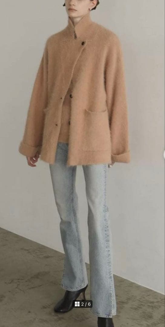 CLANE クラネ　テーラドジャケットニットトップス