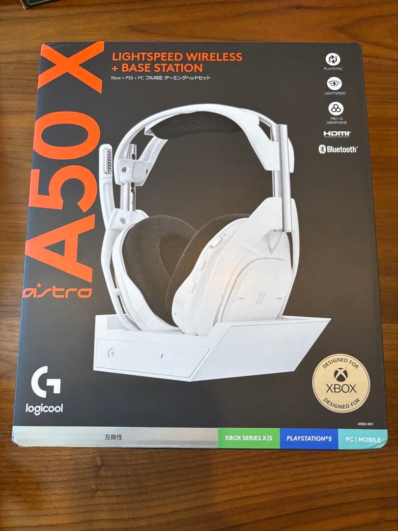 Logicool astro A50X White ワイヤレスヘッドセット