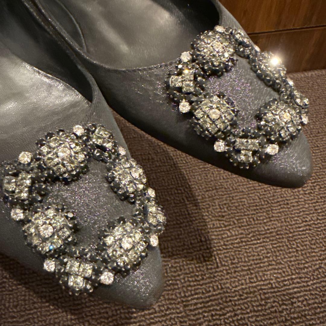 マノロ マノロブラニク ハンギシ フラット 35 黒