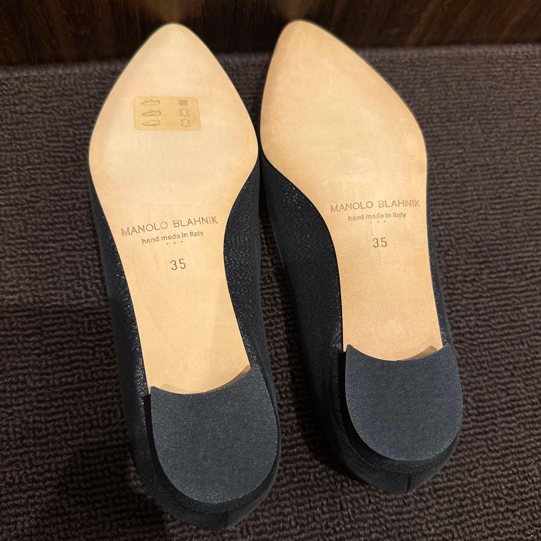 マノロ マノロブラニク ハンギシ フラット 35 黒