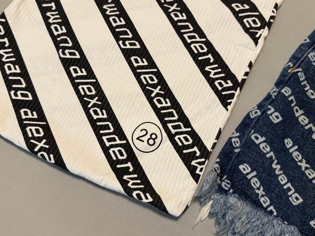 ✨alexander wang Bite ロゴ ハイライズ ショートパンツ✨