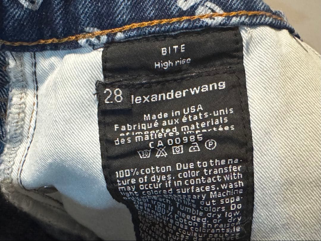 ✨alexander wang Bite ロゴ ハイライズ ショートパンツ✨