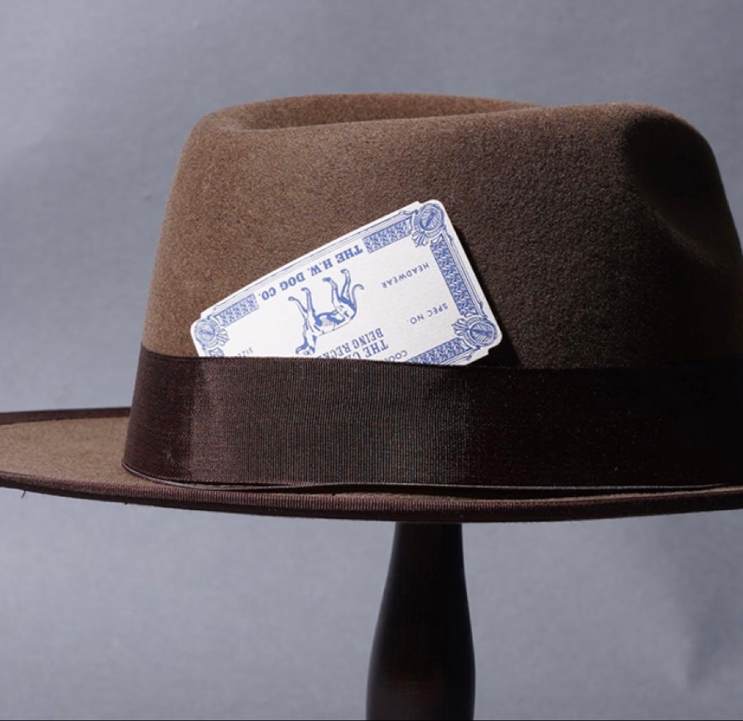 THE H.W.DOG&CO AMERICAN WANNABEハット