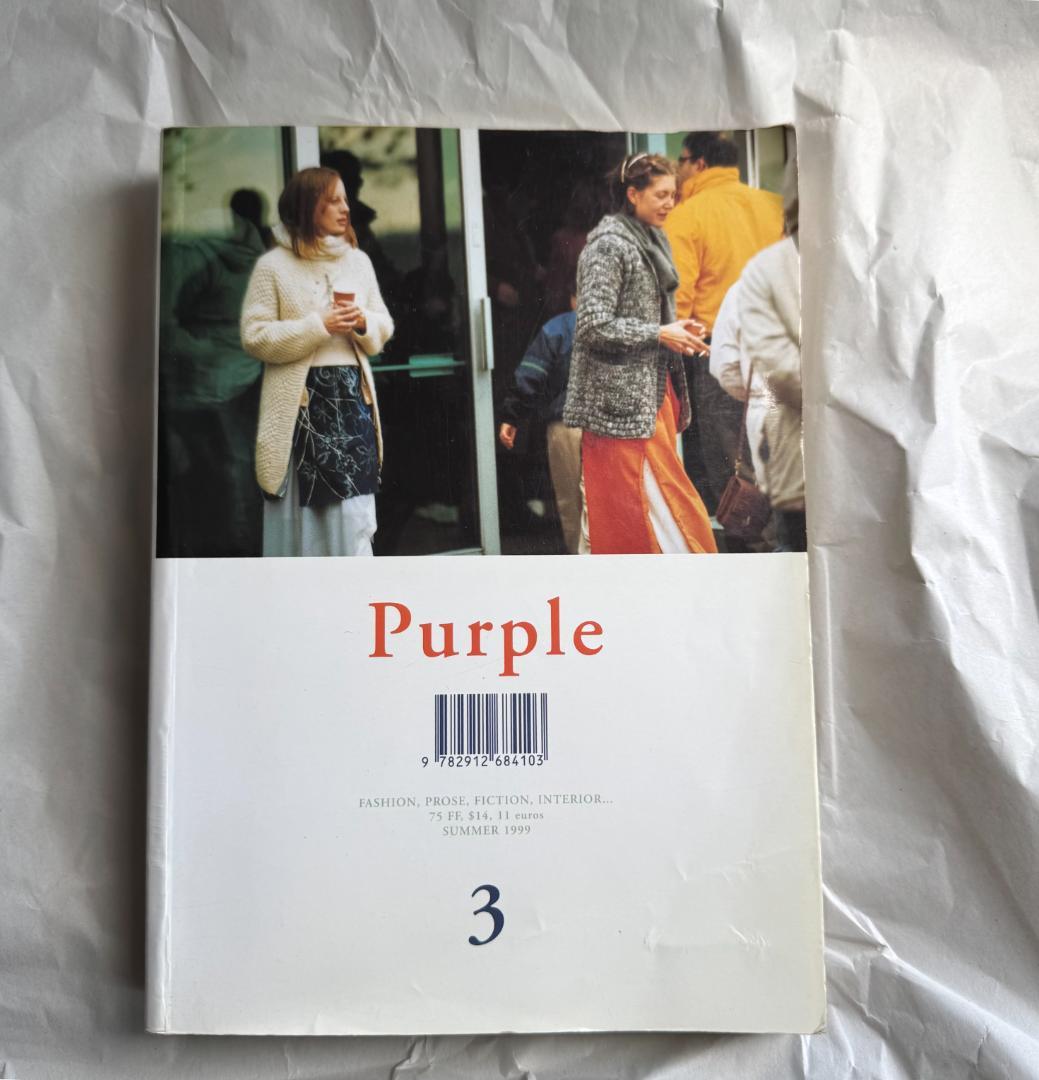purple number 3 summer 1999 パープル 雑誌