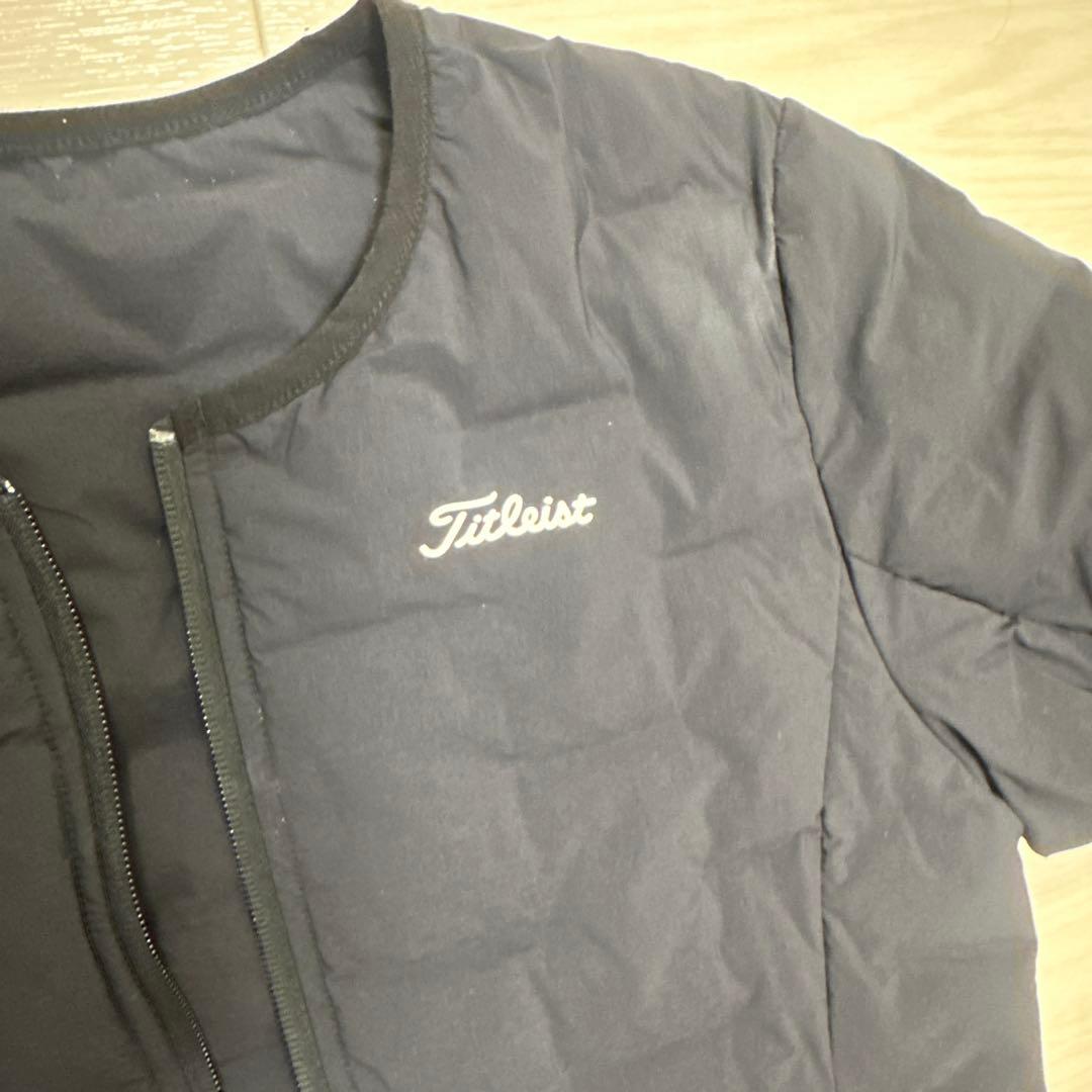 か*に様 タイトリスト　セットアップ　ダウン　黒　軽量　S M