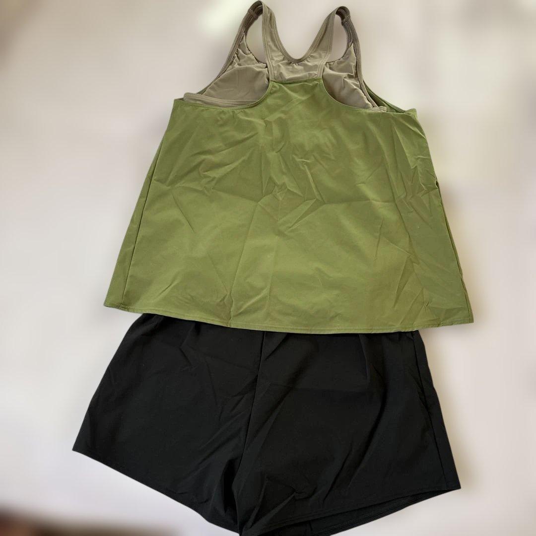 Speedo セパレート水着 Lサイズ オリーブ・ブラック