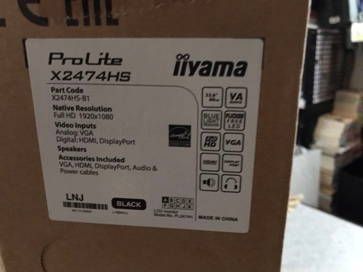 スマホ・タブレット・パソコン iiyama PROLITE X2474HS