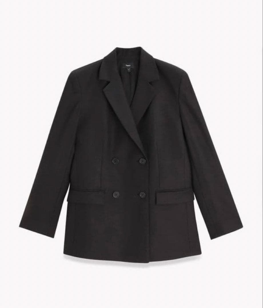 美品　Theory　スリムダブルブレストジャケット　23aw　完売品