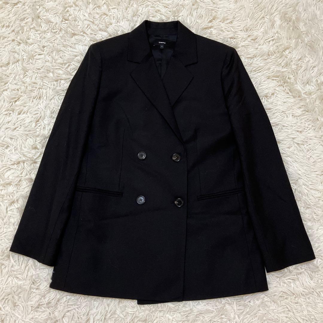 美品　Theory　スリムダブルブレストジャケット　23aw　完売品