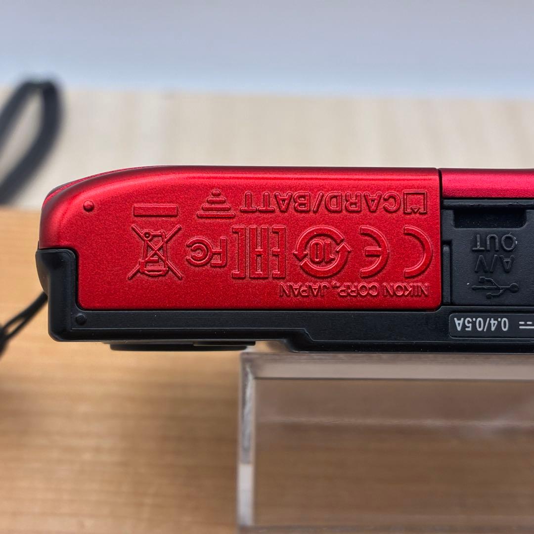 【シャッター不良】Nicon COOLPIX A100 レッド