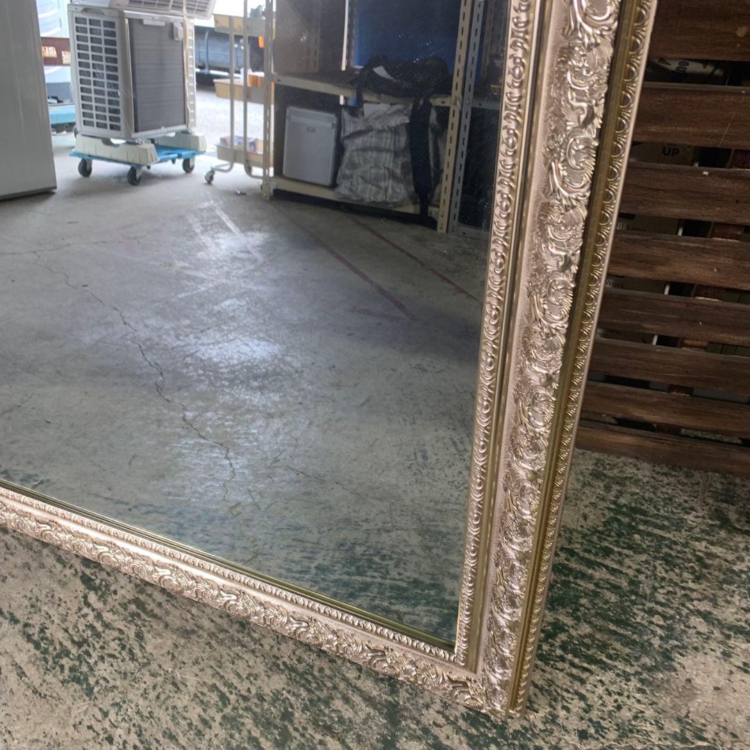 I960 アンティーク調 姿見 ミラー 全身鏡 ゴールドフレーム
