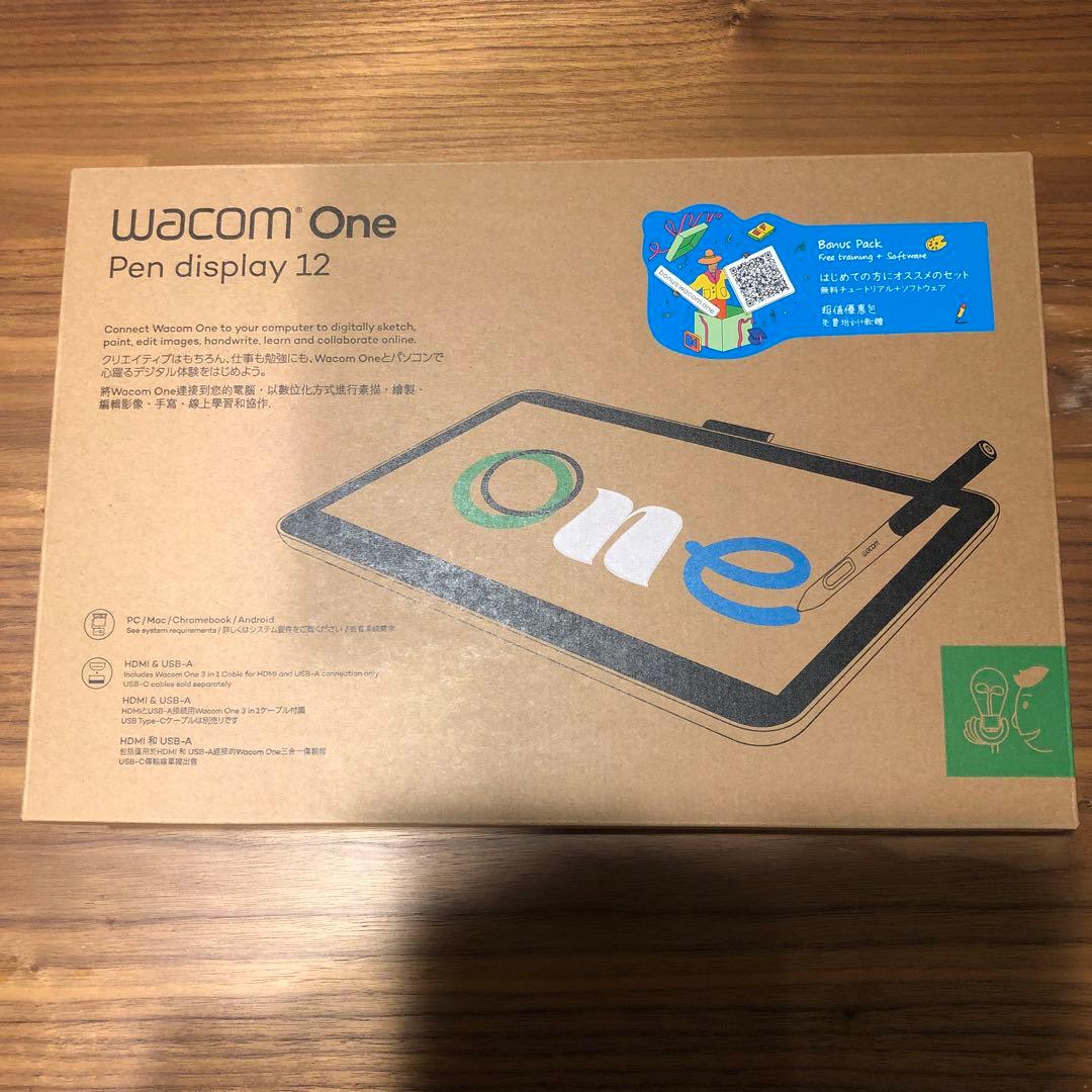 液タブ・ペンタブ Wacom One Pen display 12