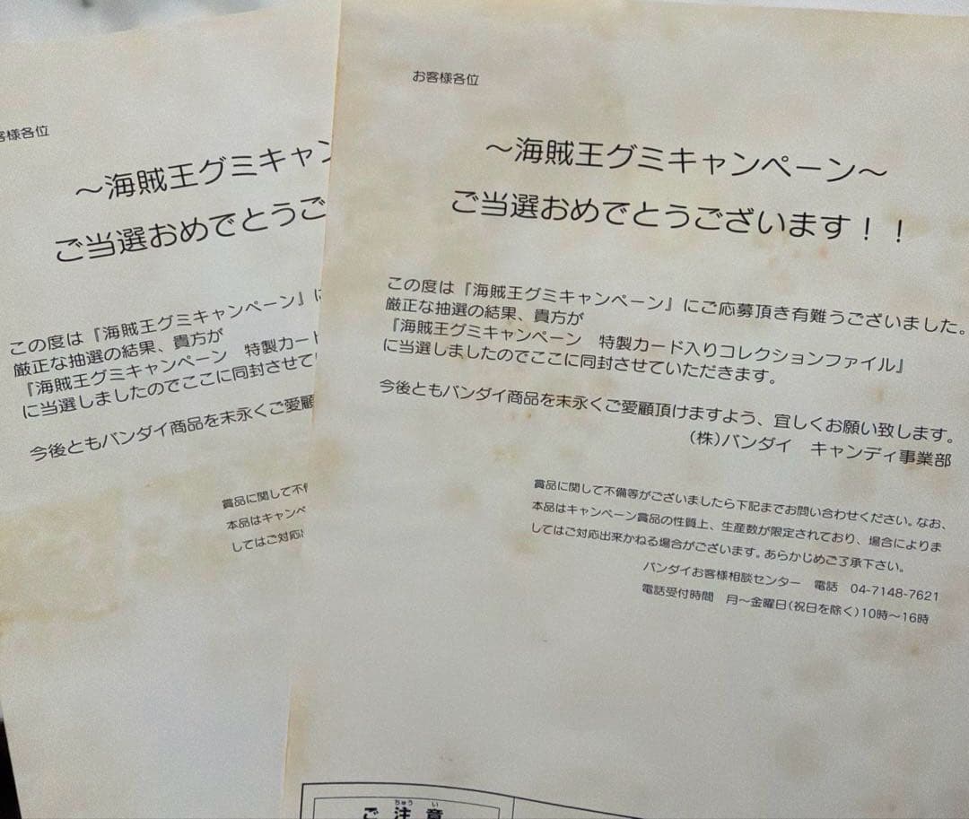 【激レア】ONE PIECE ワンピース 海賊王グミ アルバム＆カード　2点