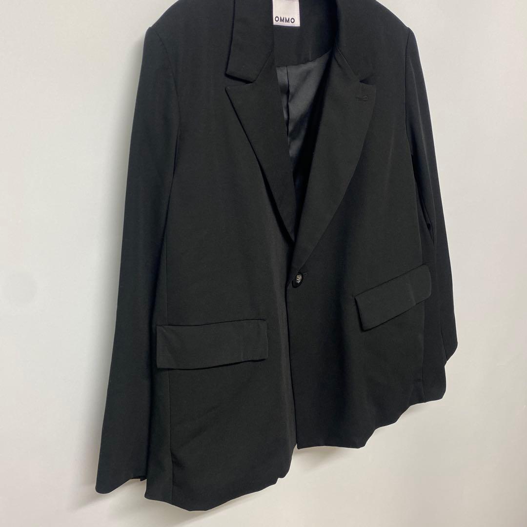 OMMO オーバーサイズテーラードジャケット　ブラック