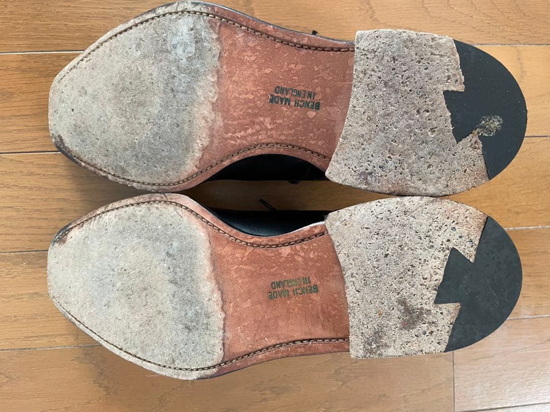 CHEANEY ブラックレザー ドレスシューズ