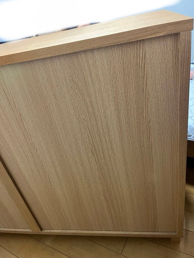 無印良品　木製チェスト４段　タモ材