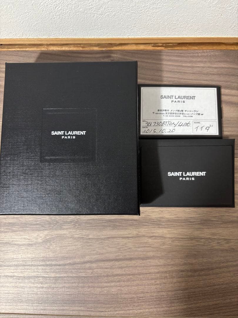 SAINT LAURENT PARIS (サンローランパリ) レザーカードケース