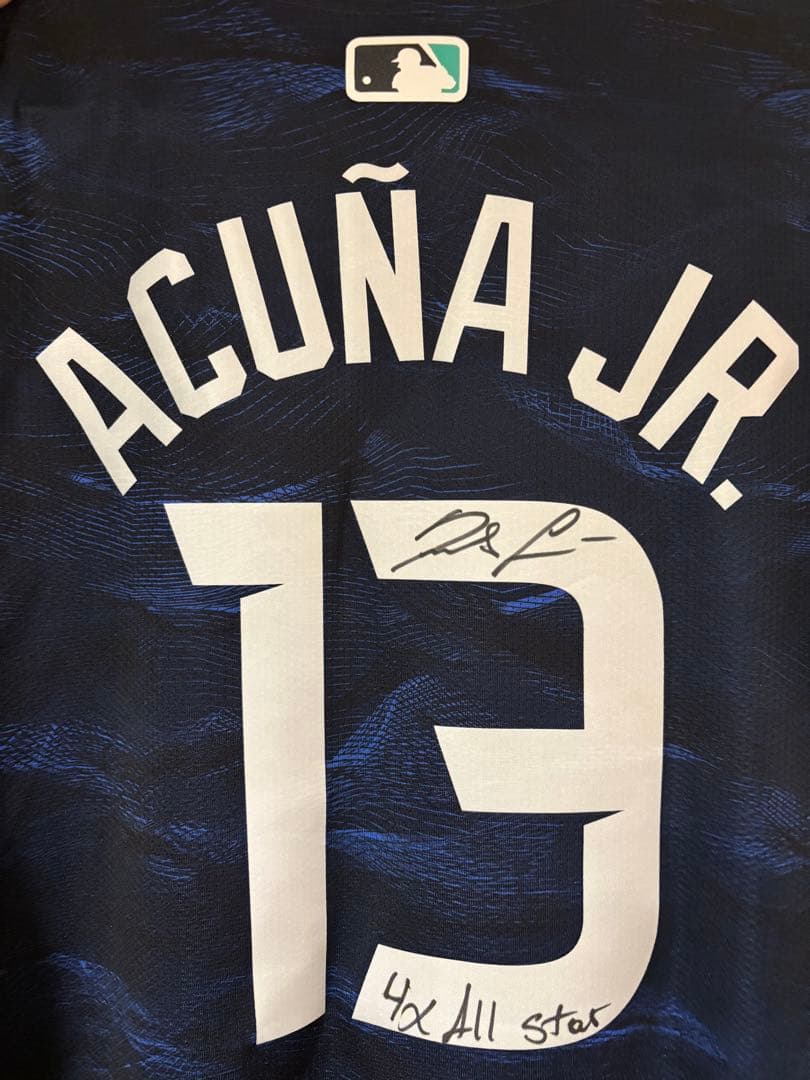 アクーニャjr. 直筆サイン ユニフォーム 2023オールスターゲーム