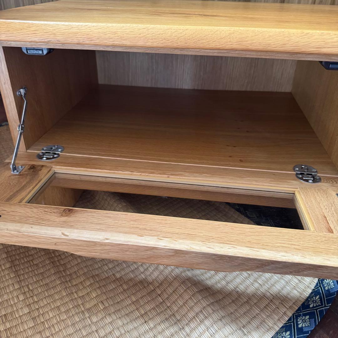 天然木目が美しい！大塚家具 起立￼木工 ドリフトオーク　テレビボード 165