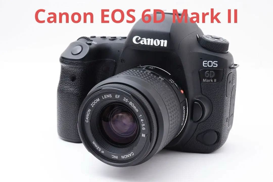 保証/一眼レフカメラ Canon EOS 6D Mark II標準レンズセット