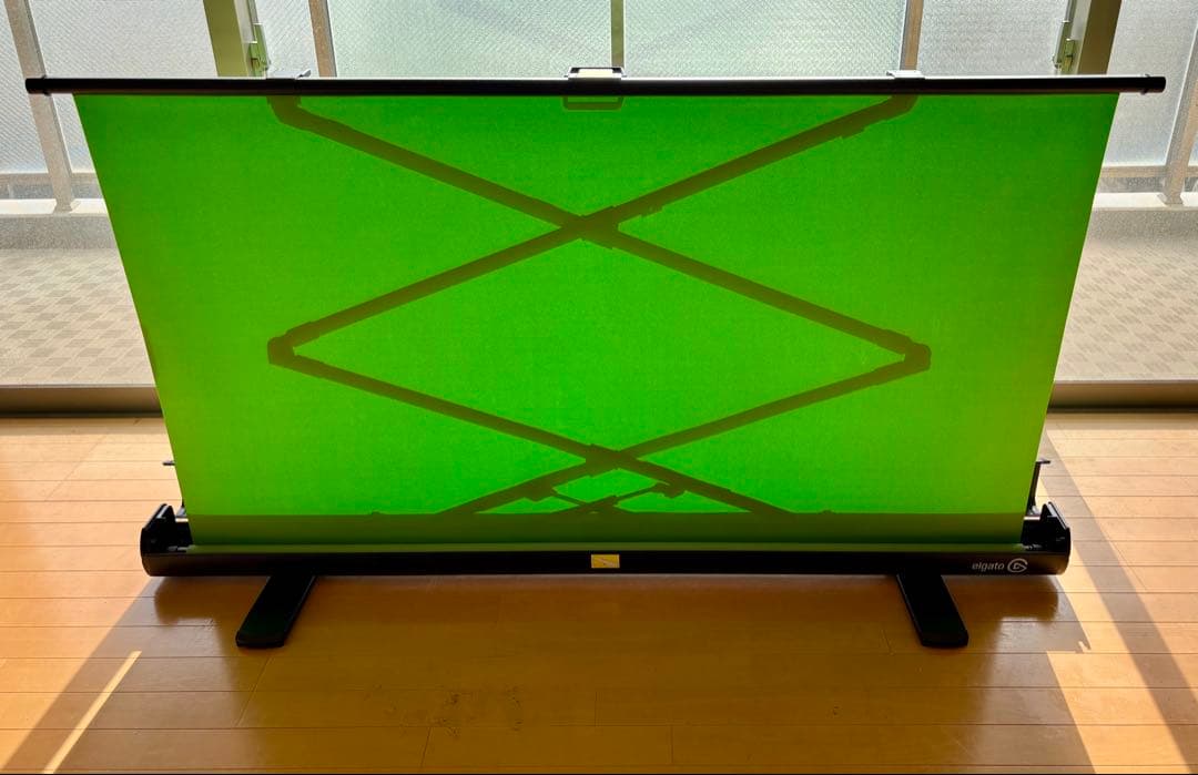 Elgato（エルガト）自立・収納式グリーンスクリーン　グリーンバック