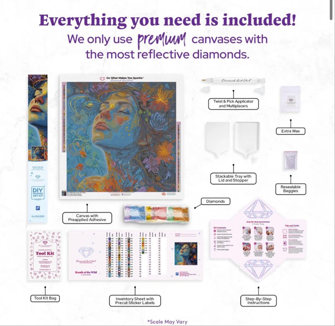 み。さん★専用！！ダイヤモンドアートクラブ　DAC キット　Breath of