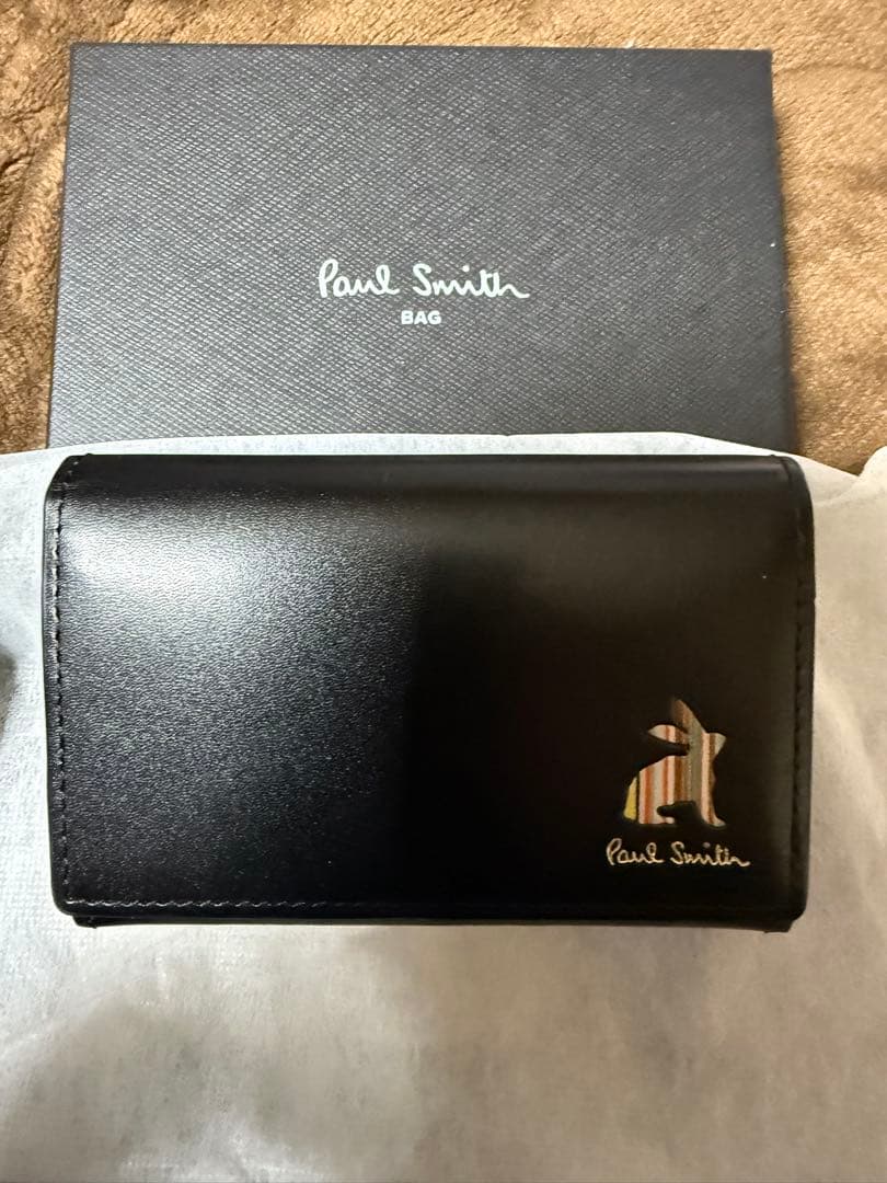 Paul Smith 黒 レザー 名刺入れ