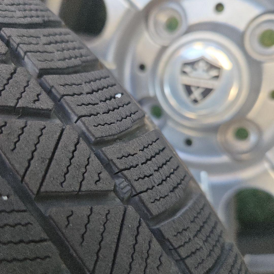 ナット付き！ ハスラー等 スタッドレス VRX3 15インチ ホイール4本セット