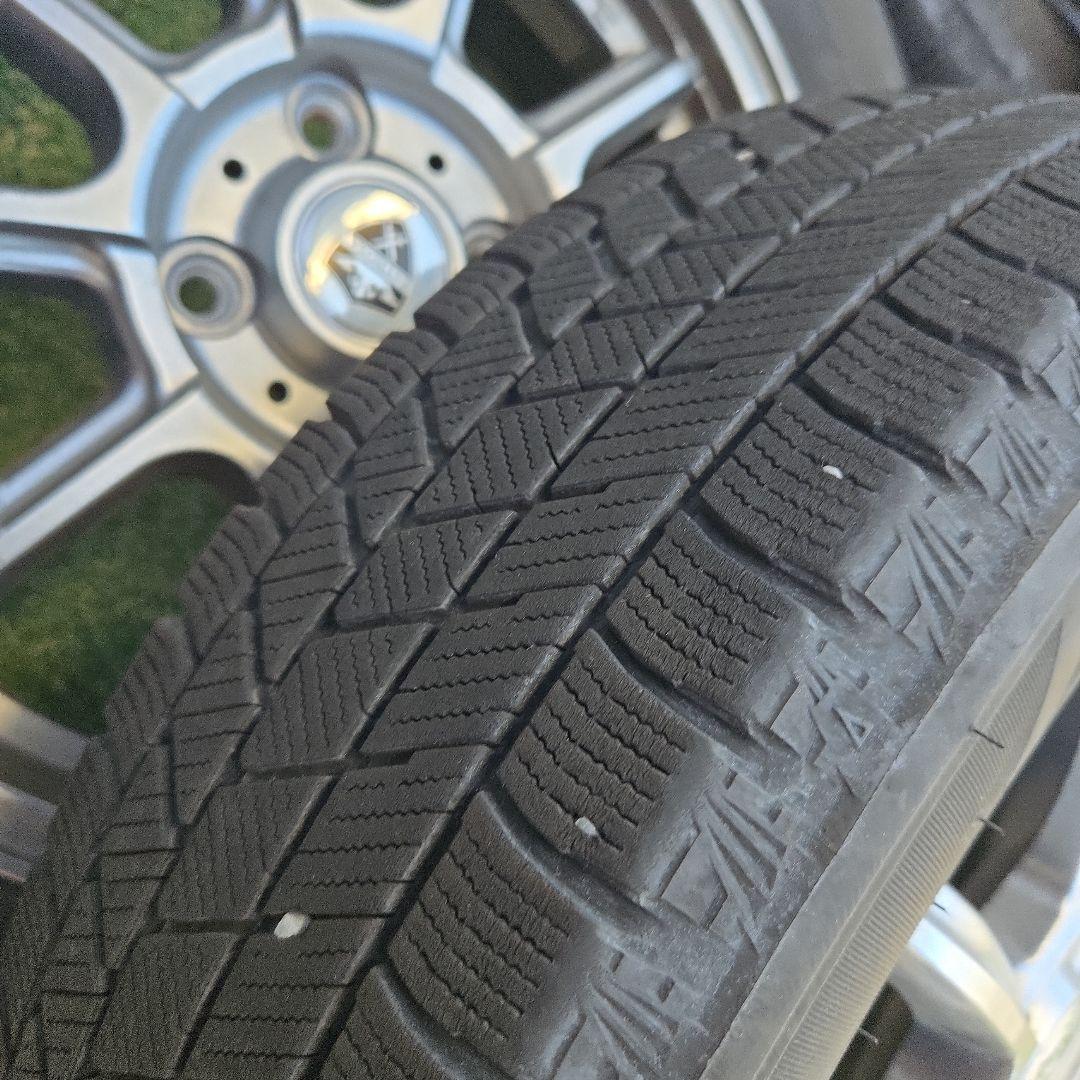 ナット付き！ ハスラー等 スタッドレス VRX3 15インチ ホイール4本セット