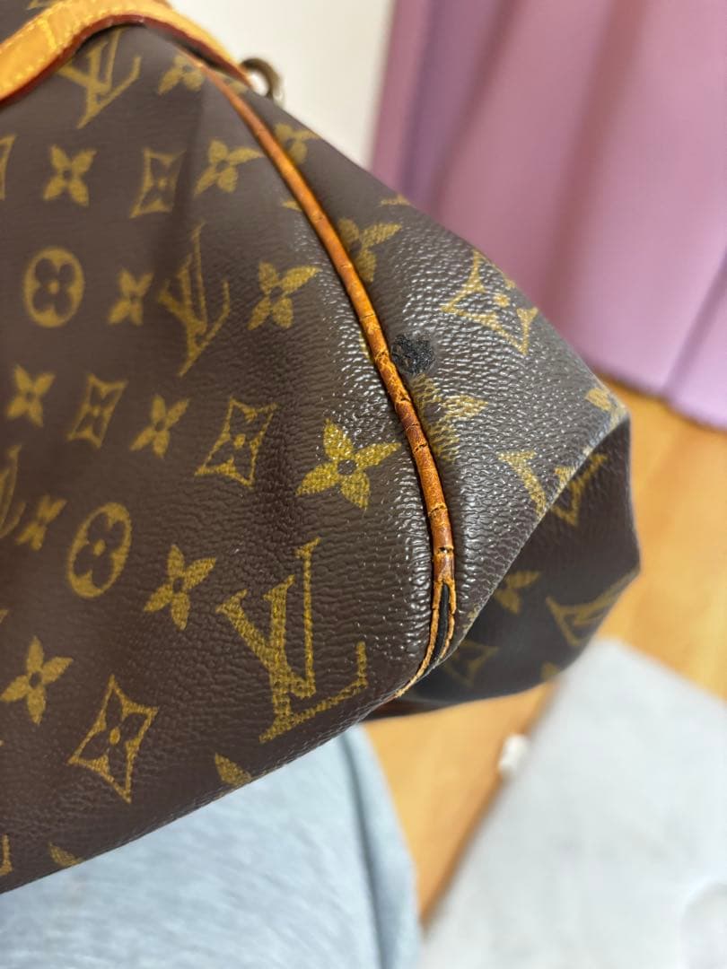 正規品 ルイヴィトン モノグラム ハンドバッグ ※Kイニシャル後付け