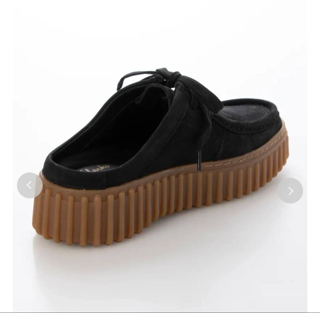 【emmi】【Clarks Premium】トーヒルミュール/ブラック/24.5