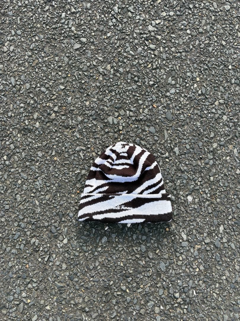 Supreme ゼブラ柄 ニット帽