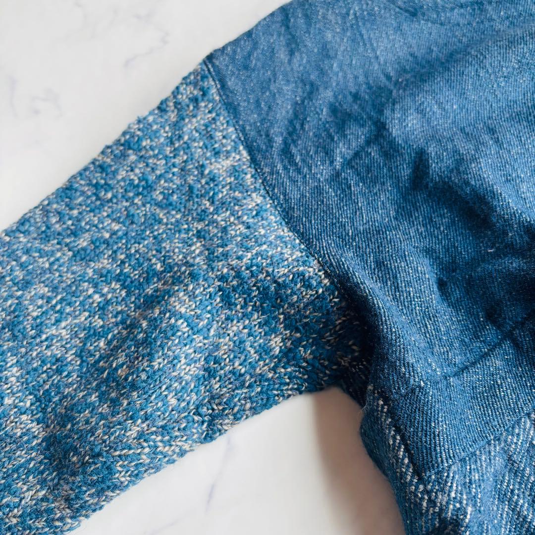 45R チュニック ウールミックス インディゴ