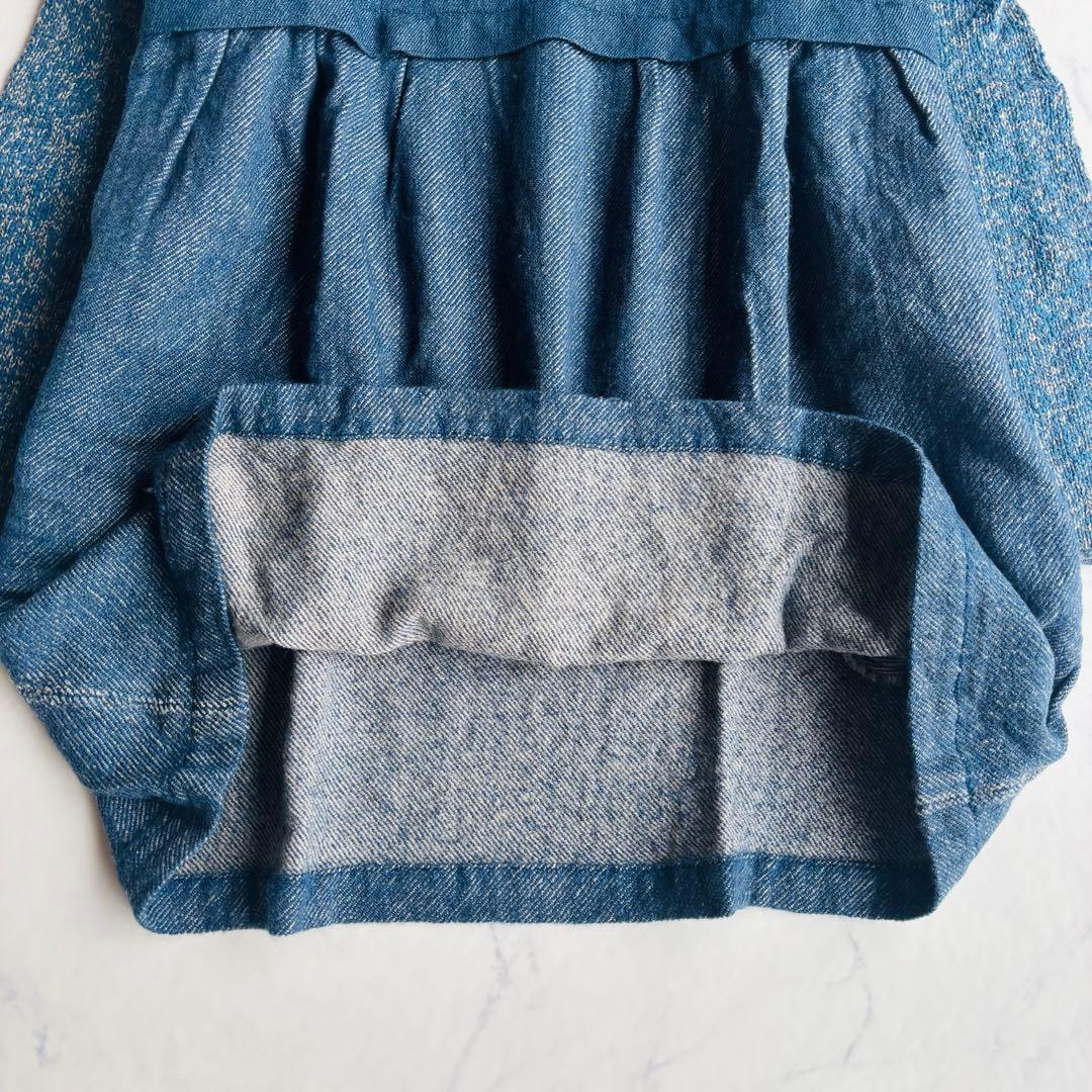 45R チュニック ウールミックス インディゴ