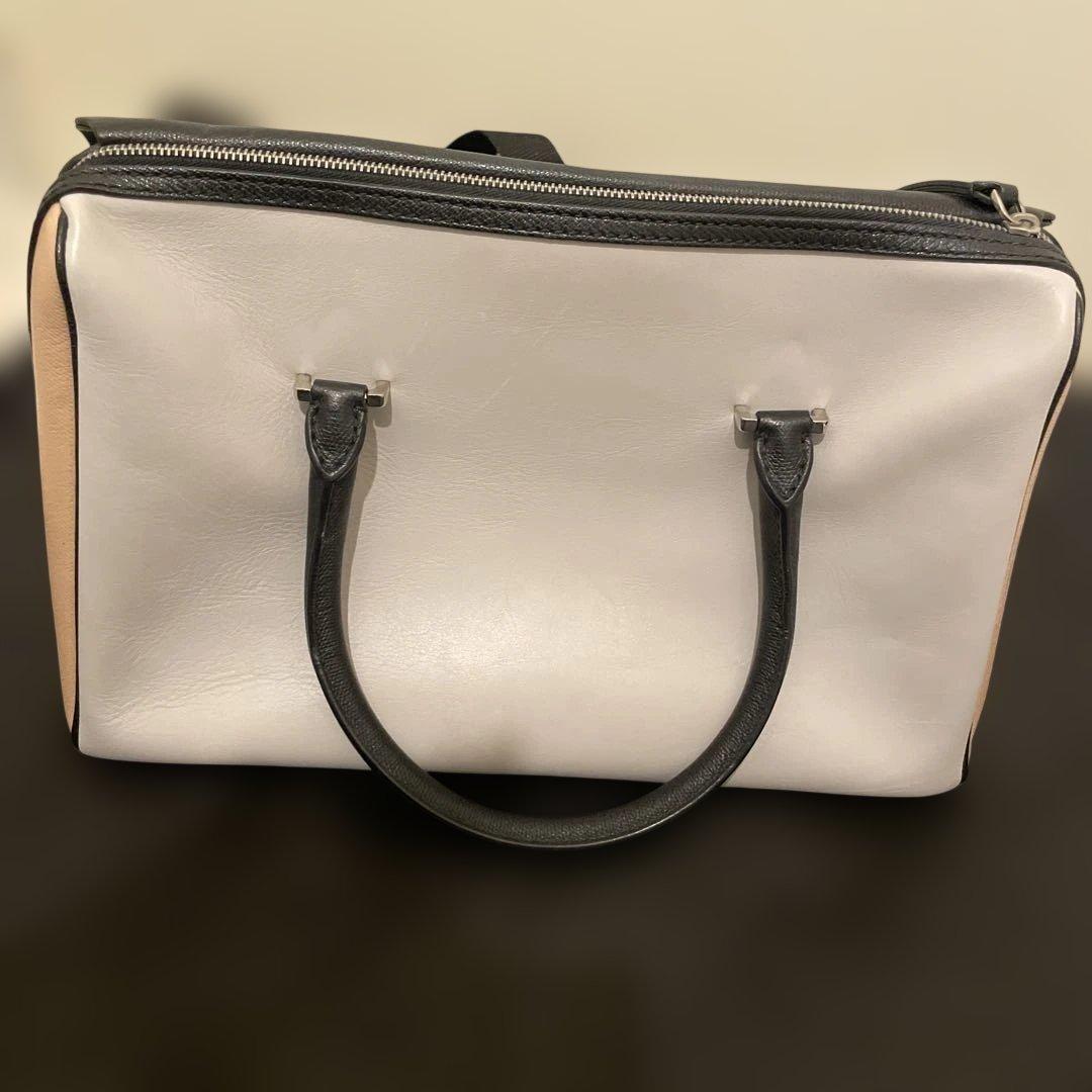 Tiffany & Co. ハンドバッグ グレー ベージュ