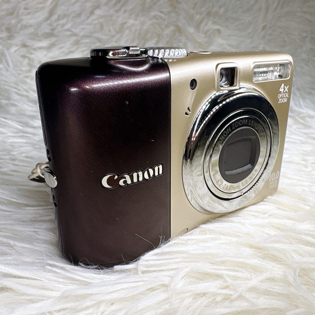 動作品 Canon PowerShot A1000IS デジカメ 乾電池 レトロ