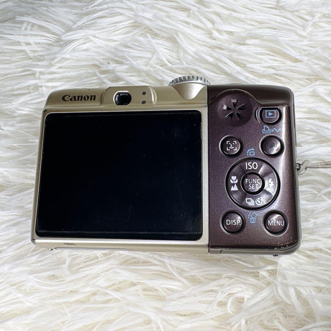 動作品 Canon PowerShot A1000IS デジカメ 乾電池 レトロ