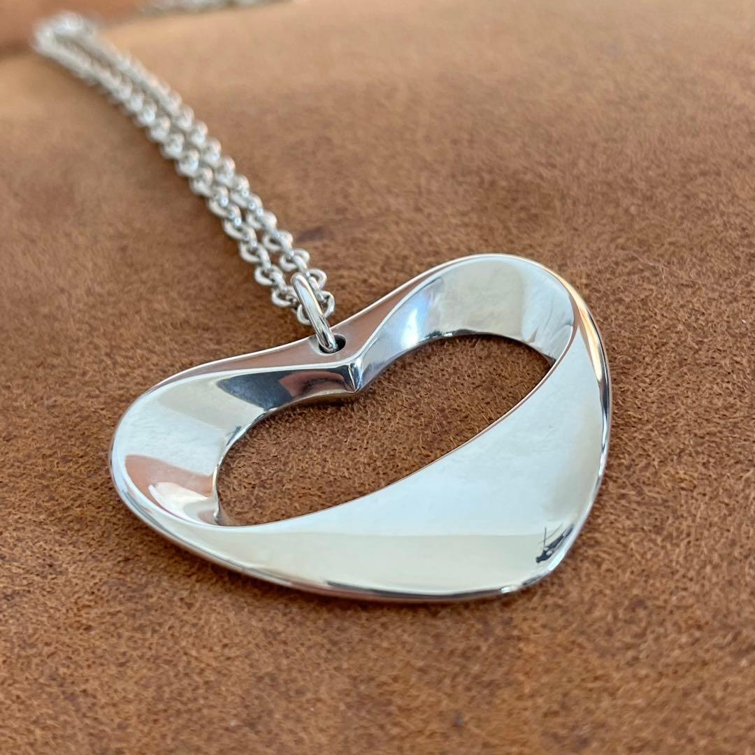 ジョージ ジェンセン ノルディックハート ペンダント ネックレス 152B