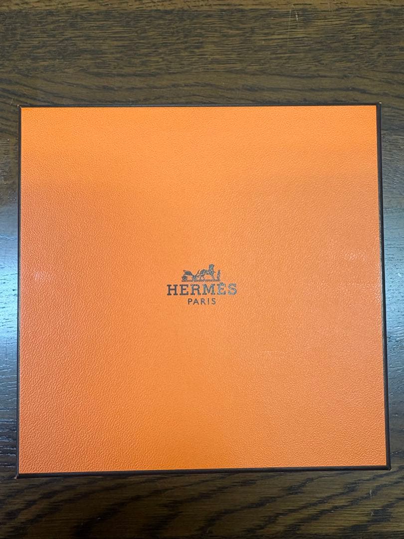 ※ぴー 新品未使用　HERMES エルメス　ブルー ハンカチ　タグ付