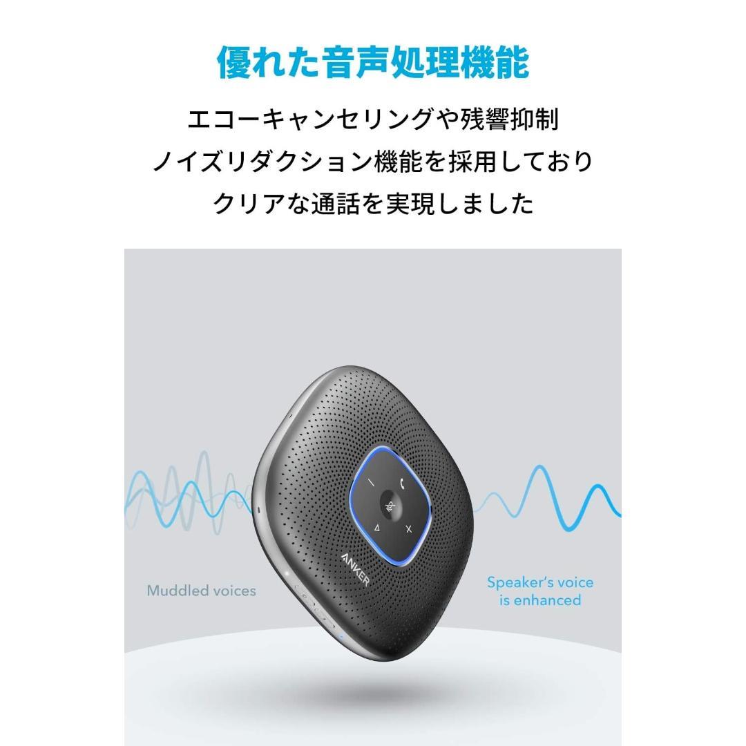【未使用・未開封】ANKER PowerConf 会議用スピーカーホン グレー