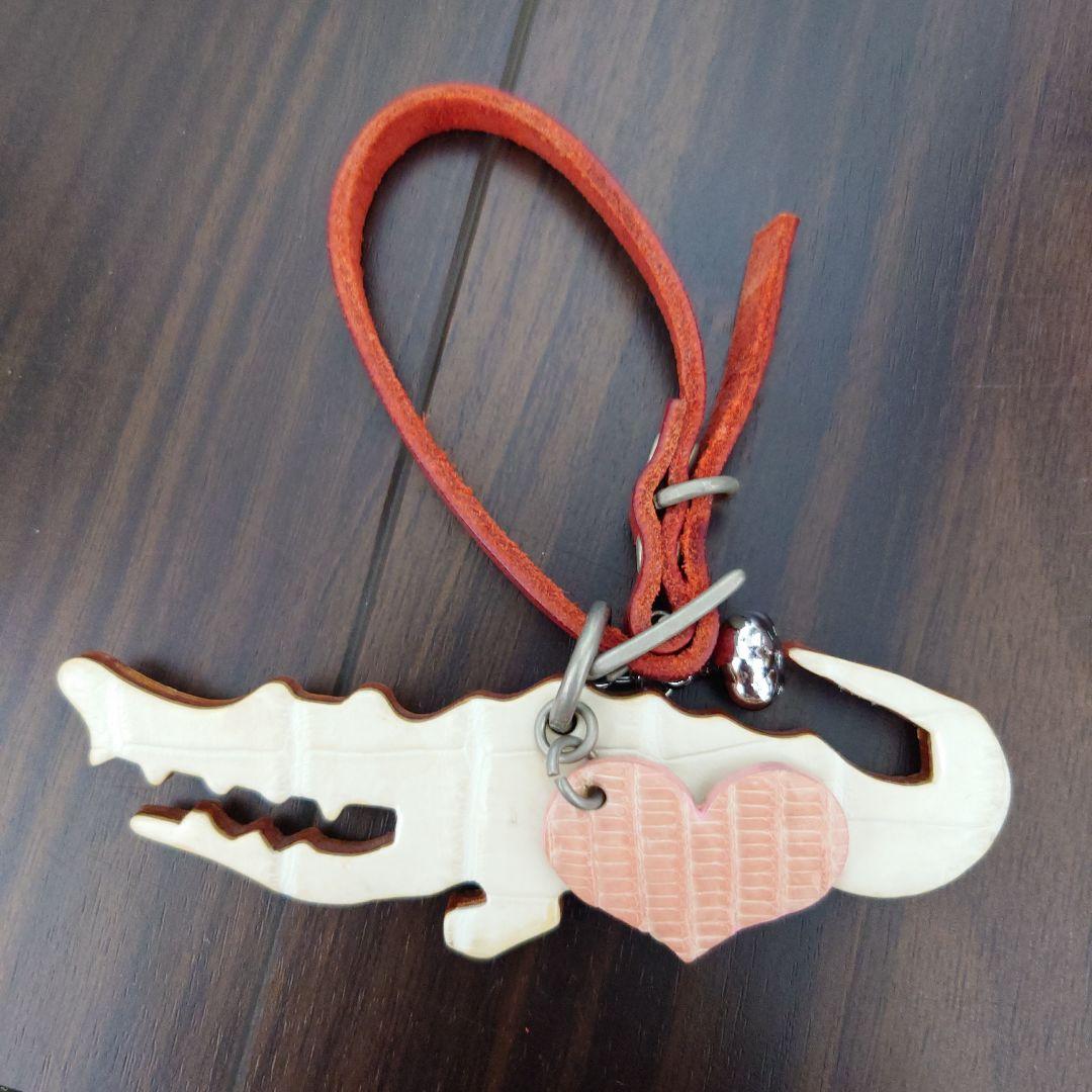 【CIVINILE】チビナイル、ワニハートチャームクロコダイル