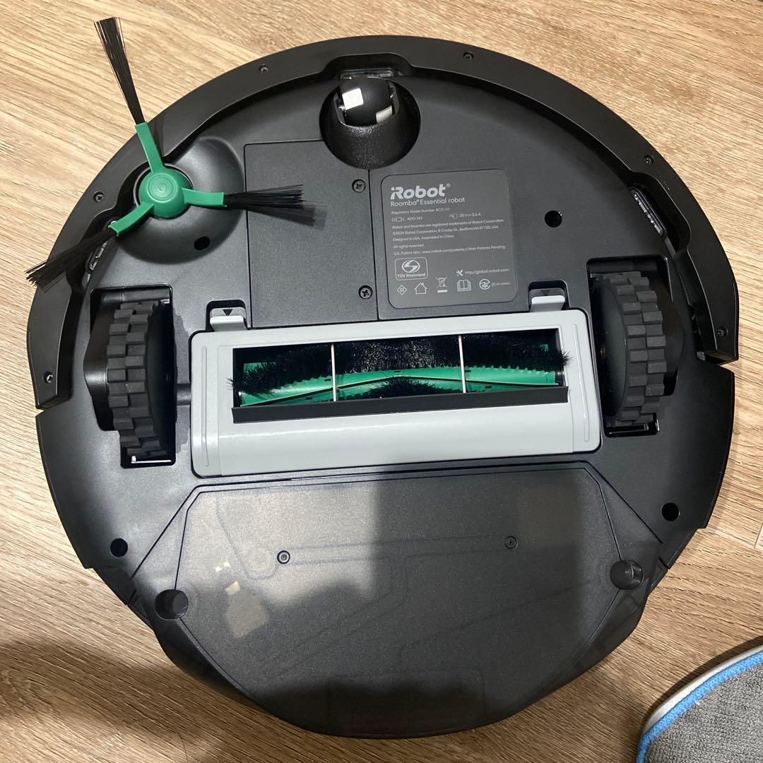 ロボット掃除機本体 黒 自動充電ドック付き