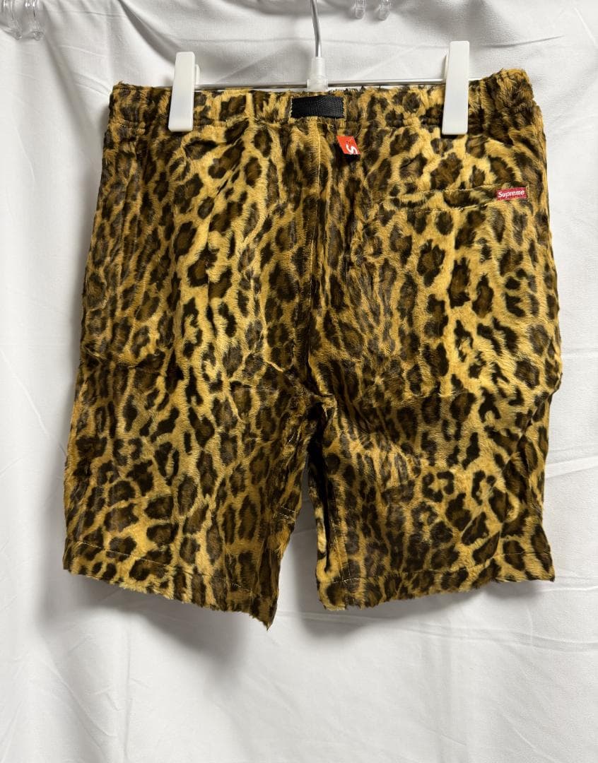 Supreme Fur Belted Short Leopard ショーツ