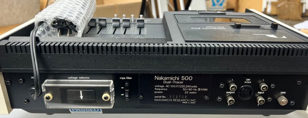 ラジオ・コンポ Nakamichi 500 Dual- Tracer