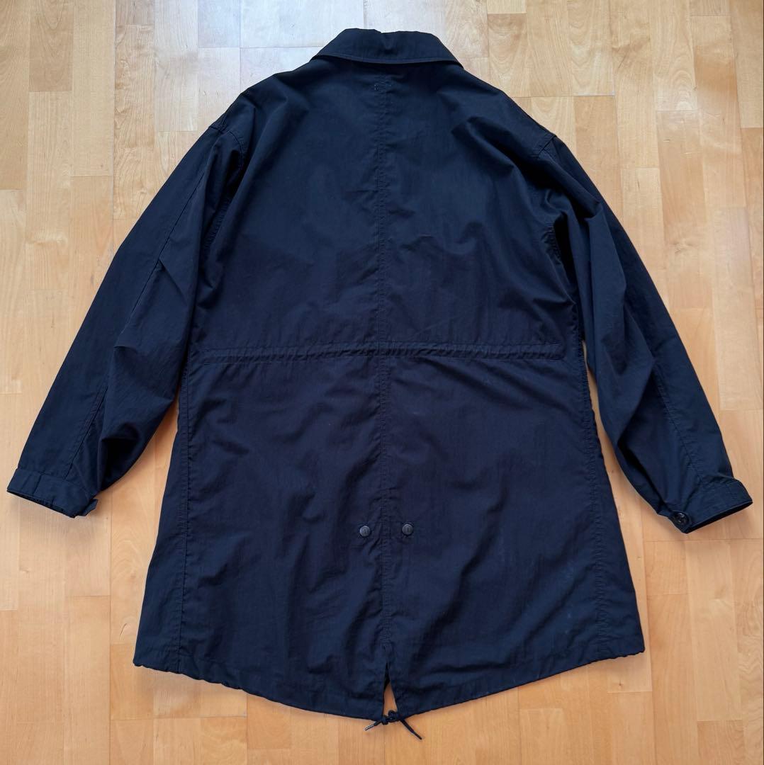 SEQUEL FISHTAIL TRENCH COAT BLACK M 黒