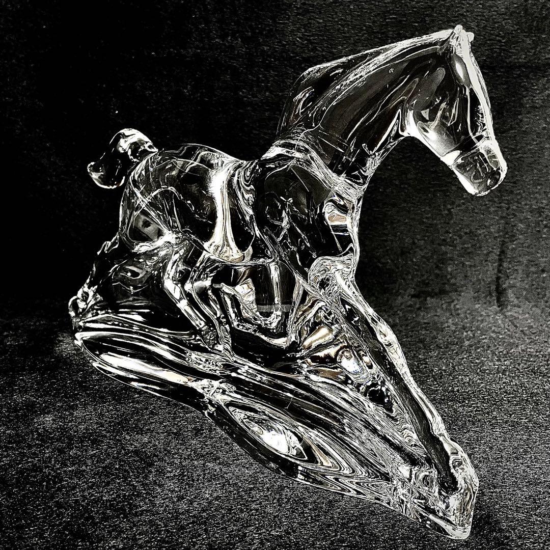 【特大】希少 Baccarat バカラ 馬 ホース クリスタル 【箱付】