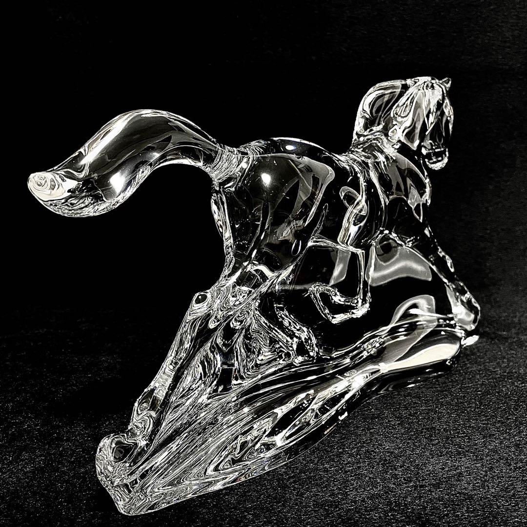 【特大】希少 Baccarat バカラ 馬 ホース クリスタル 【箱付】